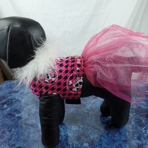 Punk party dress with studs dog clothes dress x small nwot!
